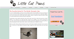 Desktop Screenshot of littlecatpaws.info